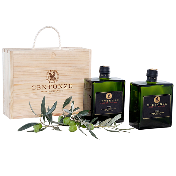 Набор: оливковое масло EXTRA VIRGIN Riserva Centonze – CASE DI